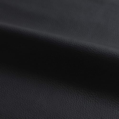 Miniatura 8 de DUHOME Taburete de tocador de cuero PU taburete de maquillaje silla de tocador altura ajustable taburete giratorio redondo otomano negro Poliuretano