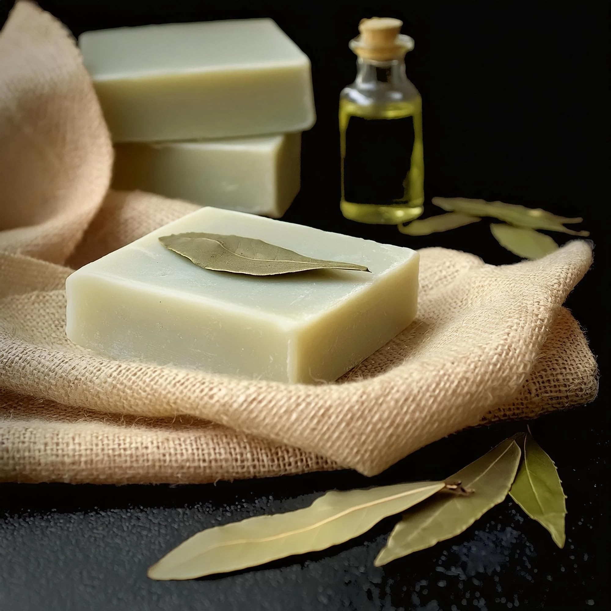 Olive Oil Soap Bar - Include Laurel oil 100% Pure Natural 