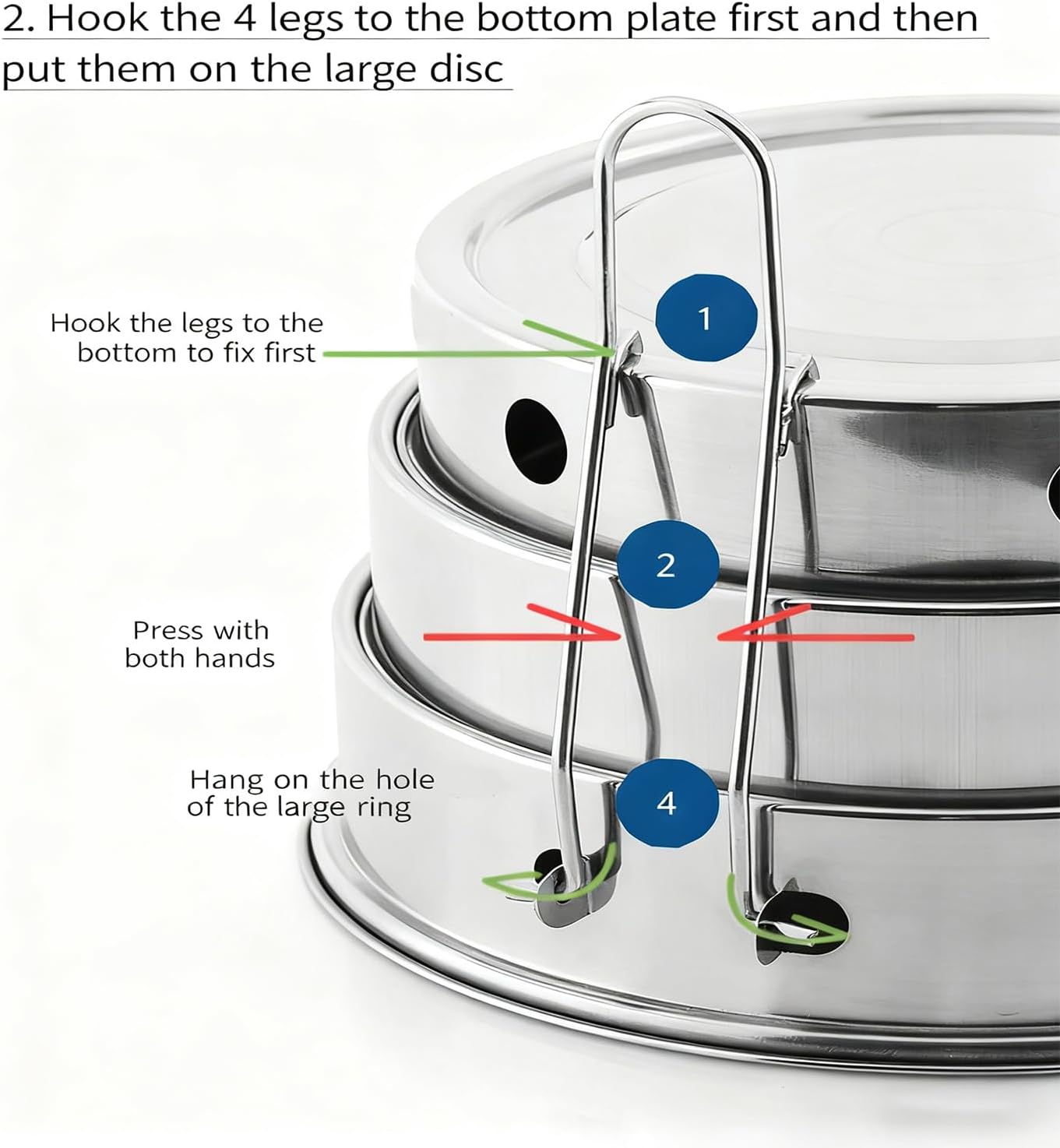Folding Barbecue Stove Compacts Camping Grills Stainless Steels Charcoal Burners Portable Picnics Cooking Equipment Cooking Charcoal Burners