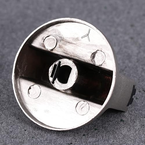 Miniatura 5 de Happyyami 2 perillas universales para estufa de gas, quemador de gas de metal, perillas de control de superficie de cocina, perillas para horno,