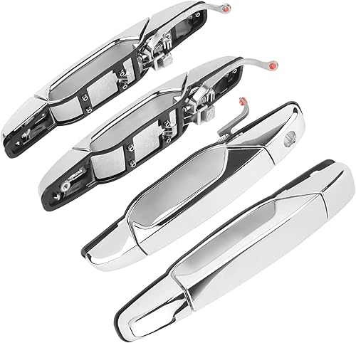 Miniatura 6 de Juego de 4 manijas exteriores para Chevy Silverado 1500 2500 Tahoe Suburban Avalanche GMC Sierra Yukon Cadillac Escalade 2007 2008 2009 2010 2011