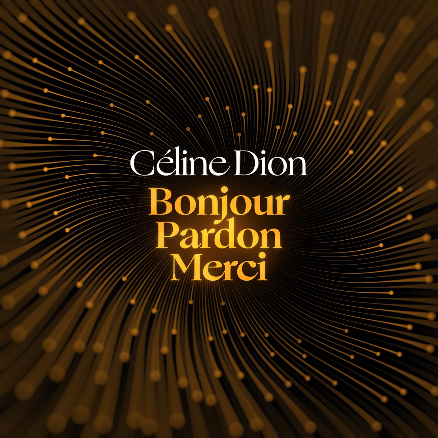 Céline Dion — Bonjour, Pardon, Merci cover artwork