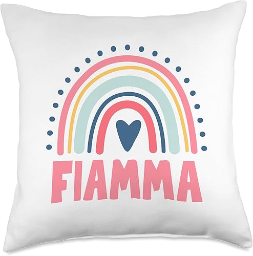 Miniatura 1 de Idea Regalo Personalizzata con Nome Gifts Idea Fiamma Name Custom Woman Myth Legend Pink Birthday Party Throw Pillow, 18x18, Multicolor