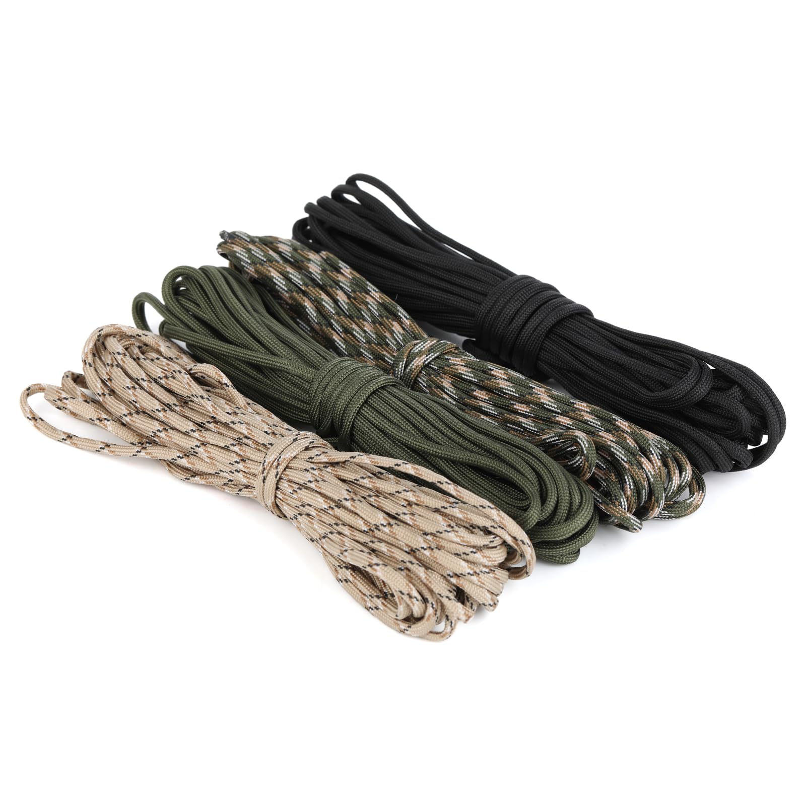 Cuerdas Paracord 10 m 4 mm 7 Hilos Nylon 100% Carga 250 kg Camping Escalada Pulseras