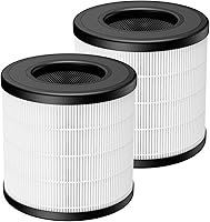 Vista 1 de Filtro de repuesto True HEPA PU-P05/AC201B para purificador de aire FULMINARE PU-P05 y Purivortex AC201B, filtros de aire H13 True HEPA 3-en-1