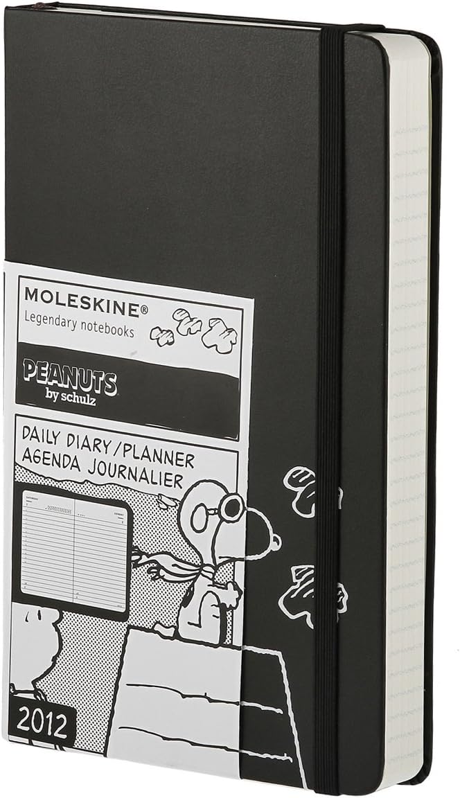 Moleskine 2012 12 Month Daily Notebook Planner Peanuts Limited Edition Large