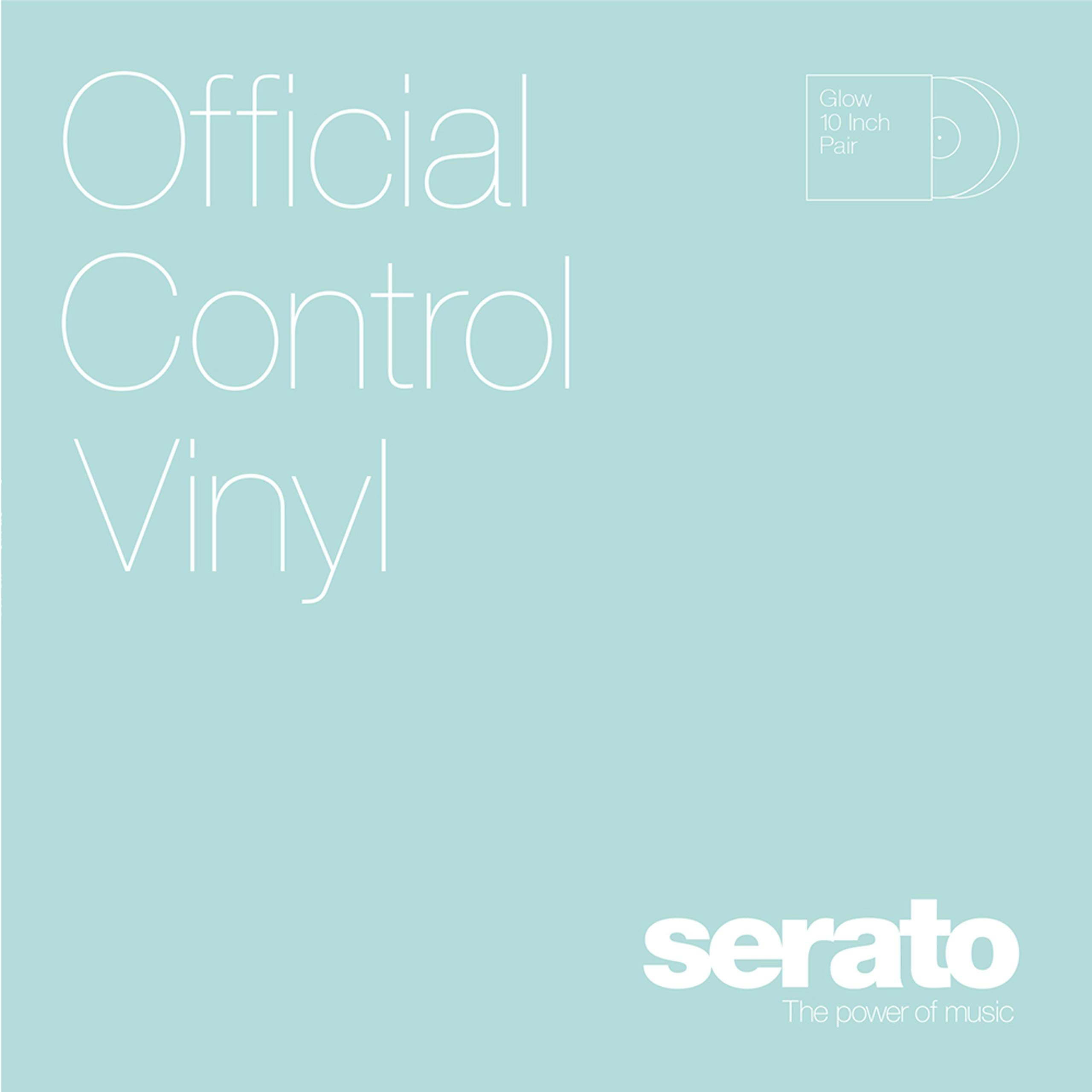 Serato Control Vinyl 10" Standard - Brille dans le noir (paire)