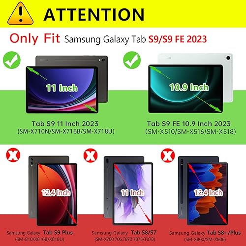 Miniatura 2 de ZtotopCases Para Samsung Galaxy Tab S10 FE 10.9 pulgadas 2025S9S9 FE, cubierta de negocios de piel sintética con apagado y encendido automático,