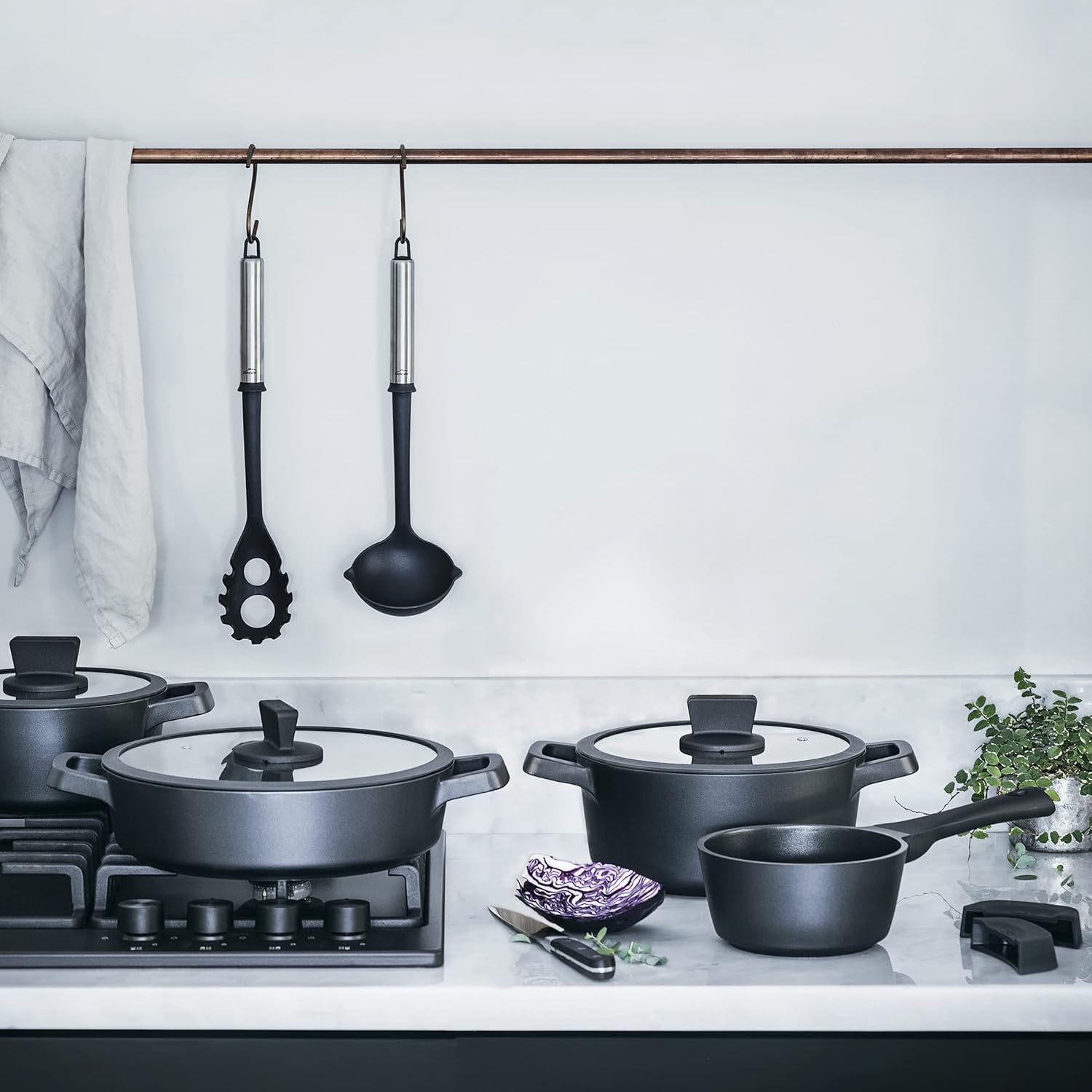 Lacor Titanium Pro Casserole with Non-Stick Lid, 28 cm, Aluminium