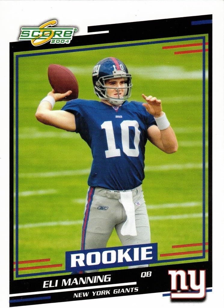 2004 Score Football #371 Eli Manning Rookie Card