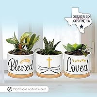 Vista 9 de Macetas cristianas, regalos cristianos para mujeres, regalos católicos para hombres, regalo religioso para mujeres, decoración católica, regalo