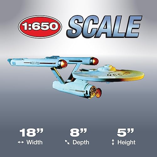 Miniatura 4 de AMT 1296 Star Trek Classic U.S.S. Enterprise 1:650 Modelo Kit