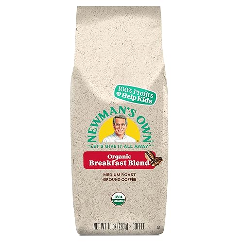 Miniatura 7 de Newman's Own Organics Newman's Breakfast Blend, café molido, tostado medio, bolsa de 10 onzas