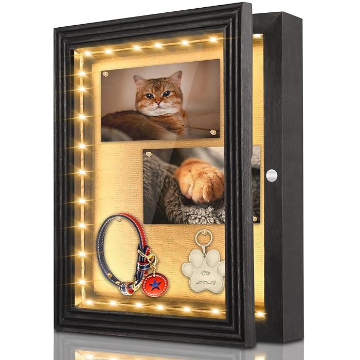 Shadow Box Memory Display Medal Display Case 11x14 Deep Memory Shadow Box With Shelves – Display ...