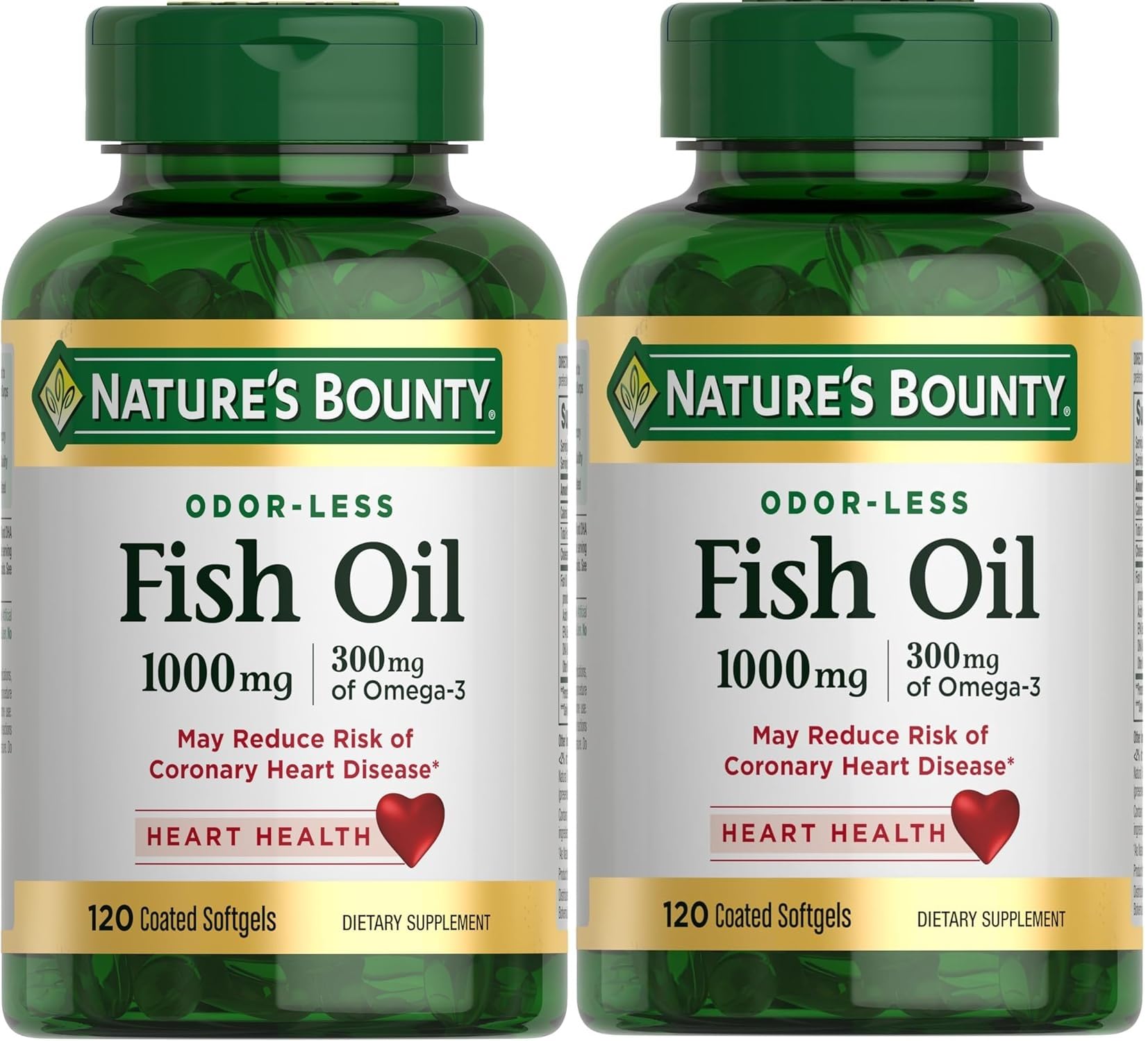 Nature's Bounty Fish Oil, Supports Heart Health, 1000mg, 145 Count — Amazon image 11