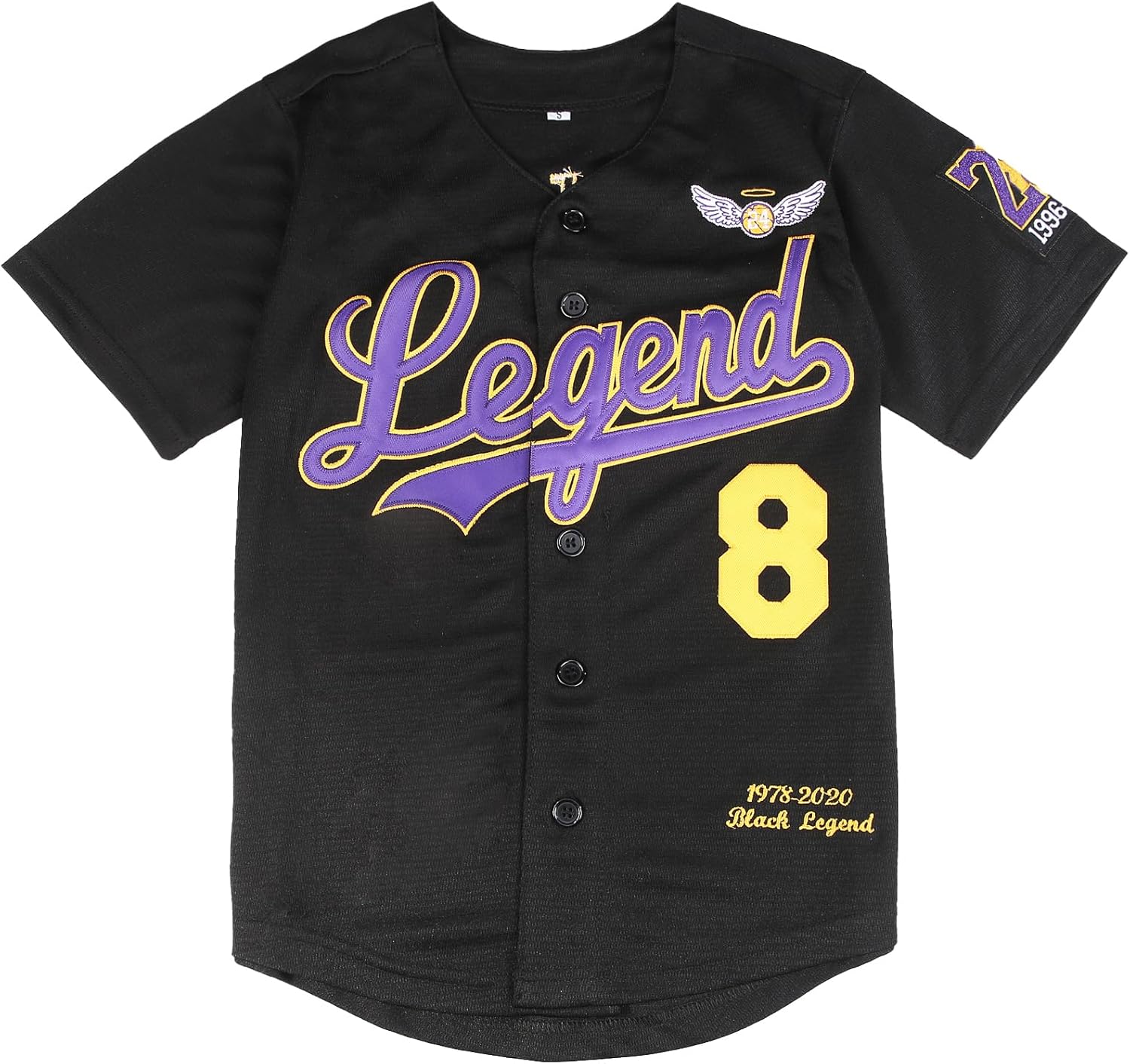 Youth Legend 8 24 Jersey Shirt Child's Baseball Uniform for Kids - Image 2