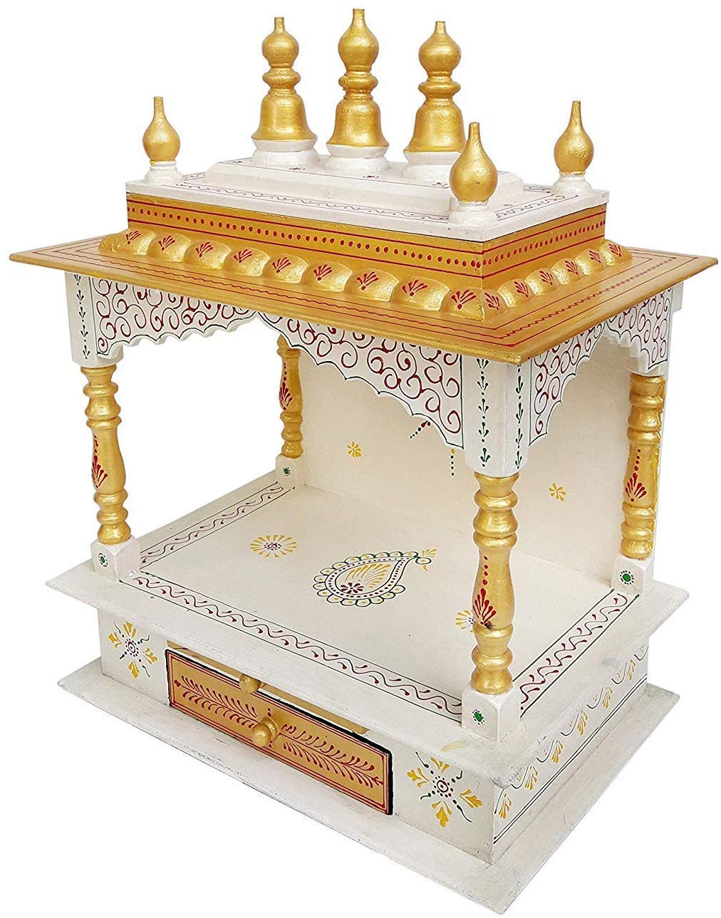 Buy Fasherati Wooden Temple Pooja Mandir Pooja Mandap Wall Hanging