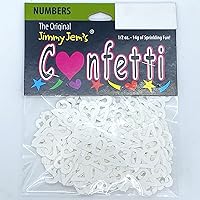 Vista 2 de Confeti Año 2023 Blanco - 2 bolsas de media onza (1 oz) #7628 Q01