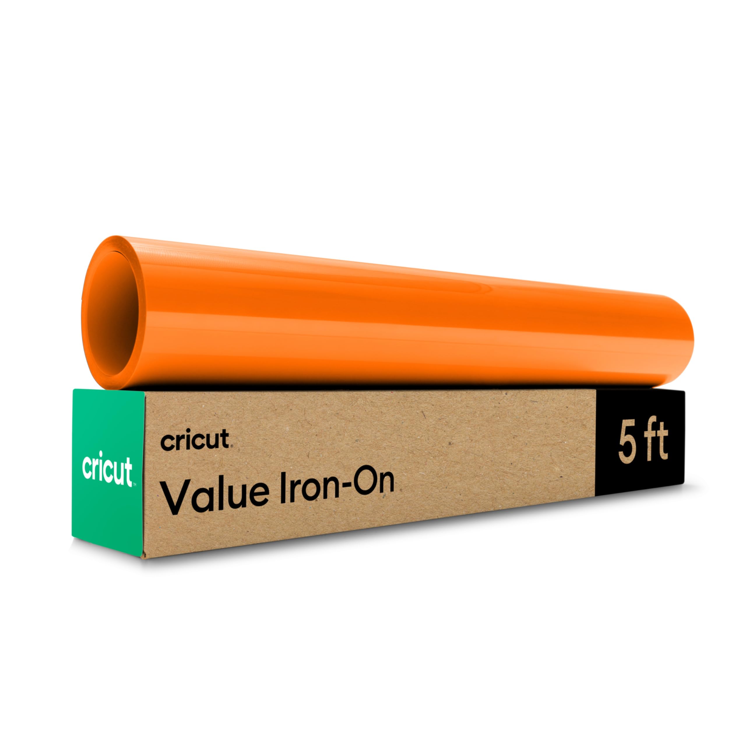 Cricut HTV Heat Transfer Vinyl | 1.5 m | Orange | Iron-On HTV Vinyl for Fabric, Perfect for Custom T-Shirts & DIY Clothing — image 1