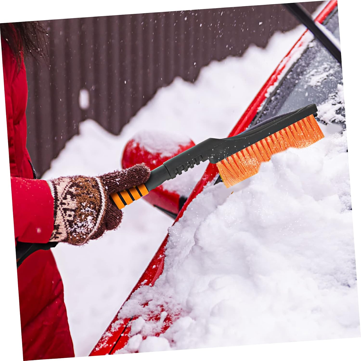 Car Snow Removal Shovel Ice Brush Detachable Car Ice Scraper for Winter