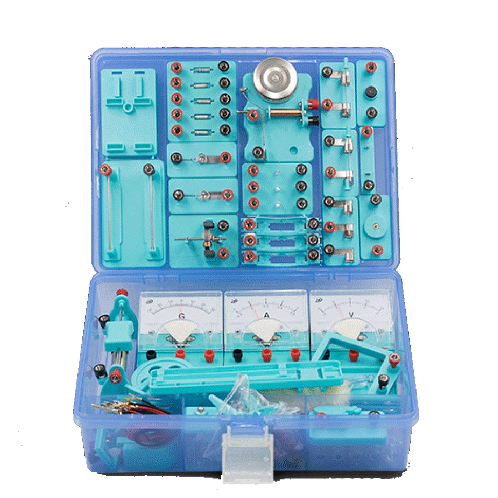 Attrezzatura per Esperimenti di Elettromagnetismo Fisico Kit per Esperimenti Elettrici Esperimento in Classe di Fisica per La Scuola Media,