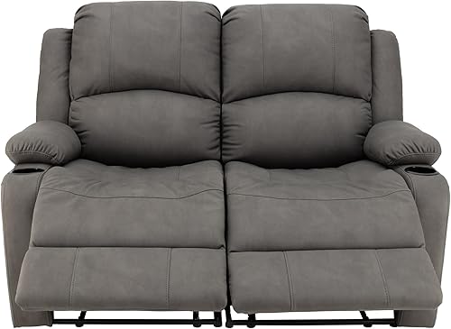 Miniatura 42 de Asientos reclinables de pared de 58 pulgadas Sofá reclinable doble para caravana Sofá RV Sofá reclinable de pared Asiento de teatro RV