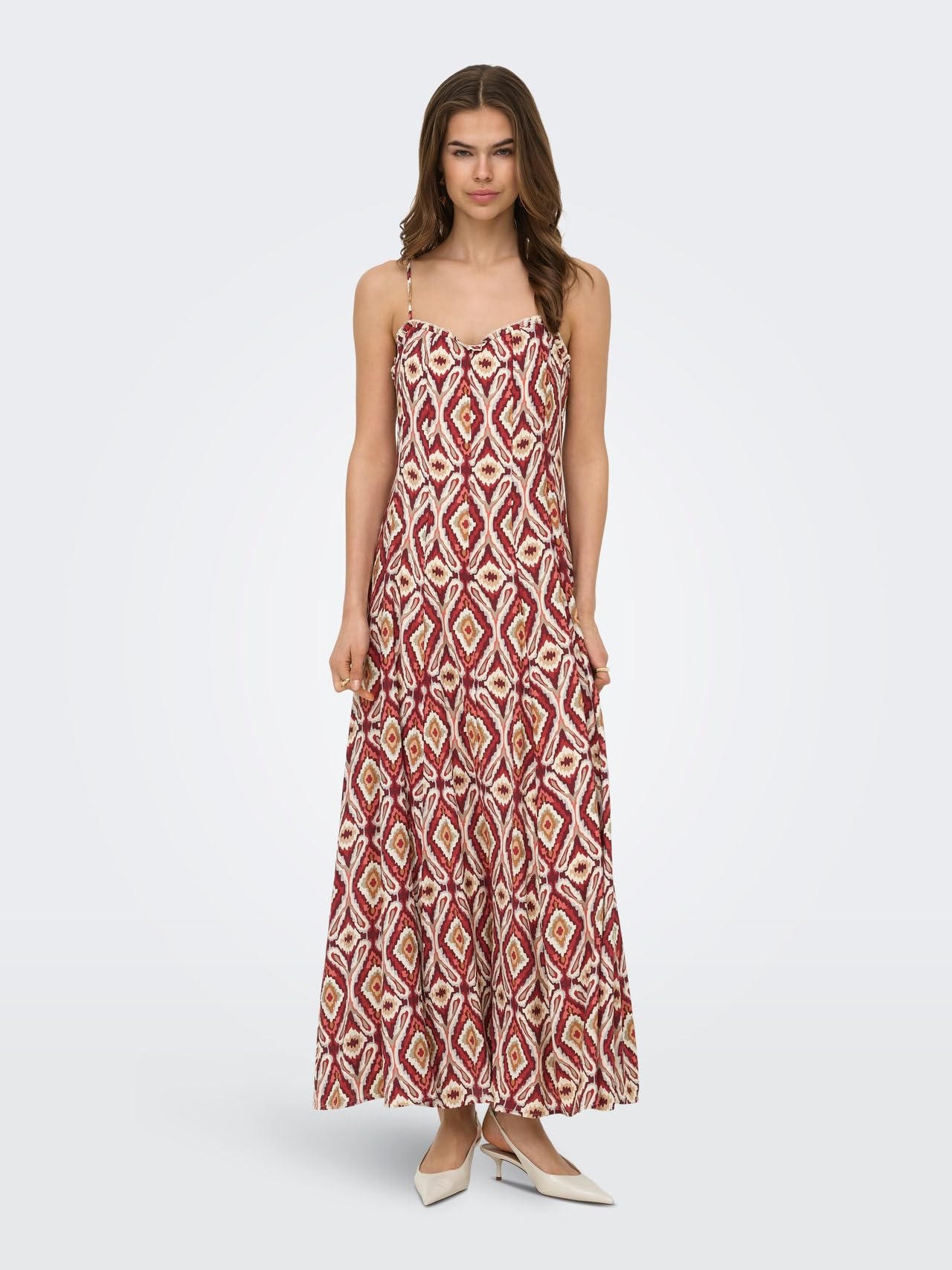 ONLY Damen Onlstacy Mikasi Long Strap Dress WVN Onlstacy Mikasi Long Strap Dress WVN (1er Pack)