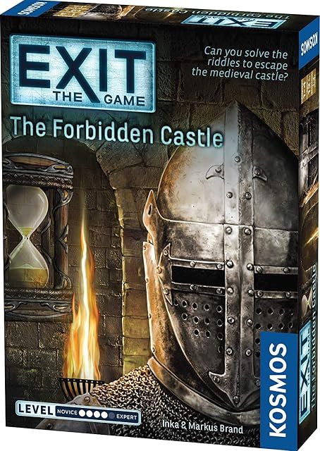 Thames & Kosmos - EXIT: The Forbidden Castle - Level: 4/5 - Unique Escape Room Game - 1-4 Players - Puzzle Solving Strategy Board Games for Adults & Kids, Ages 12+ - 692872