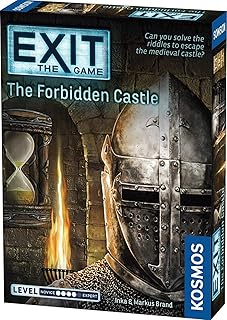 Exit: The Forbidden Castle | Exit: The Game - A Kosmos Game | Family-Friendly, Card-Based at-Home Escape Room Experience for 1 to 4 Players, Ages 12+