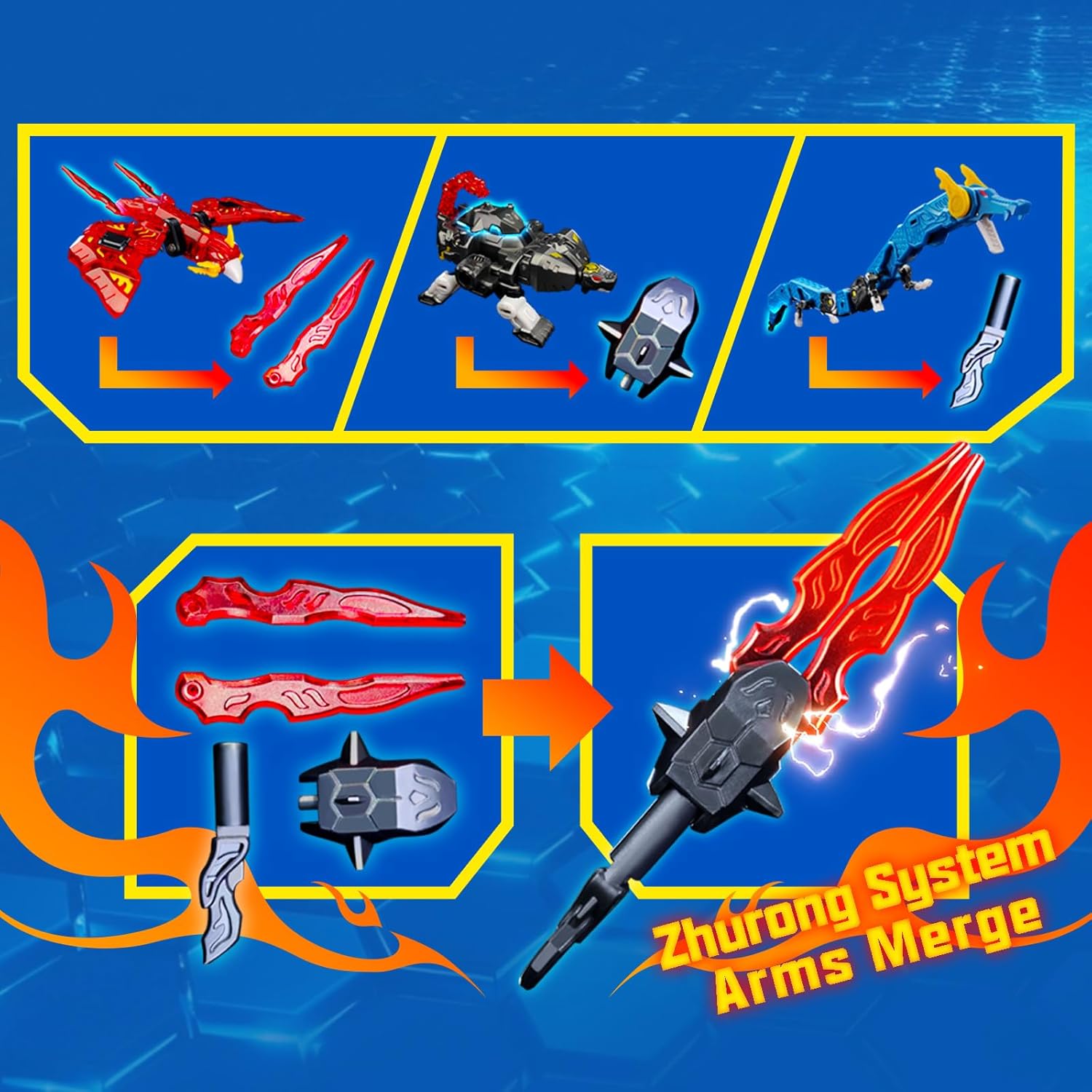 BEASTBOX INFINTYBOX 1/4 Sacred Power ROBO Deformation Toys Action Figure, Converting Toys in Mecha and Cube, Perfect Birthday Party Gift for Teens and Adults - Image 5