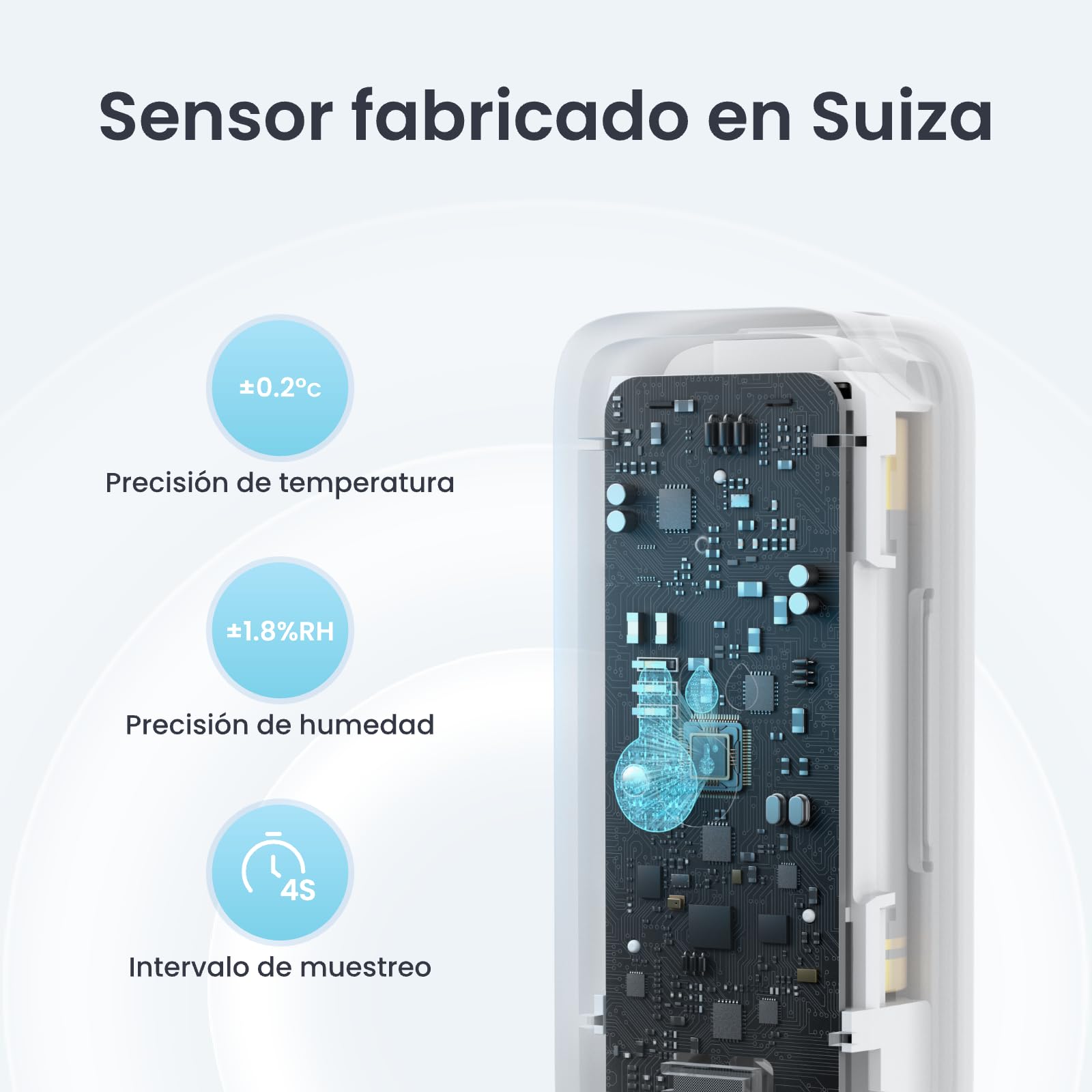 SwitchBot Termómetro higrómetro mate para interior y exterior, 4 unidades, con Hub2, IP65, resistente al agua, temperatura y sensor de humedad, compatible con Apple Home, Alexa, GoogleHome, IFTTT