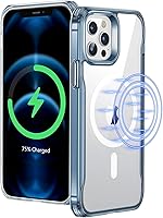 Vista 11 de ESR Serie Cloud Funda para iPhone 15 Pro con MagSafe, soporta carga magnética, delgada, de silicona líquida, absorción de golpes, protección