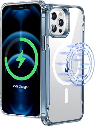 Vista 33 de ESR Funda para iPhone 15 Pro Max, compatible con MagSafe, de grado militar, negro transparente
