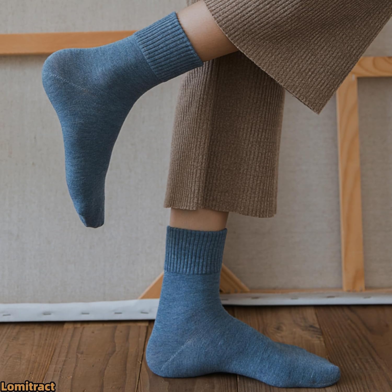 Lomitract Bamboo Mini Crew Socks (Women 5-10) - Image 3