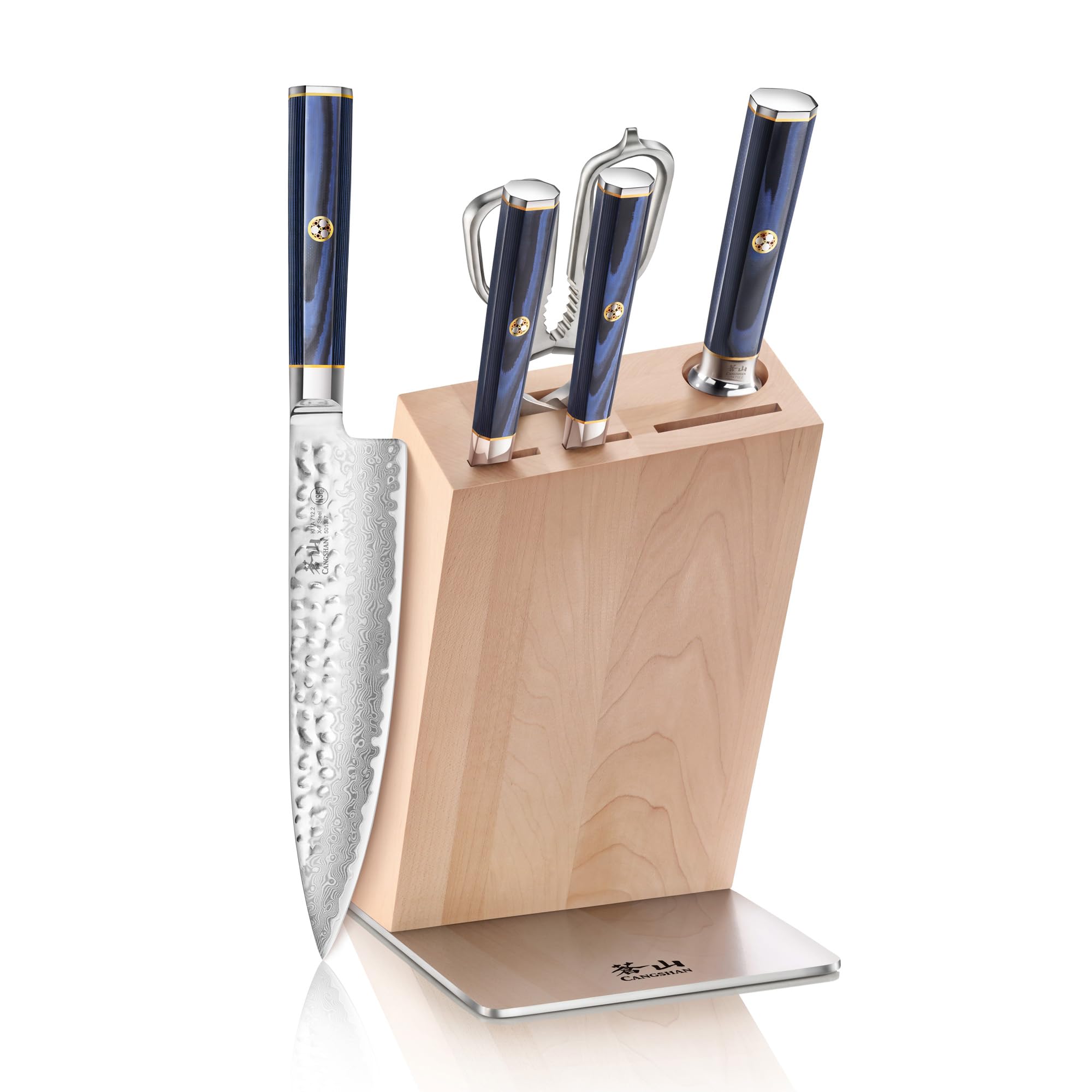 Amazon.com: Cangshan KITA Series 6-Piece Knife HUA Block Set, High