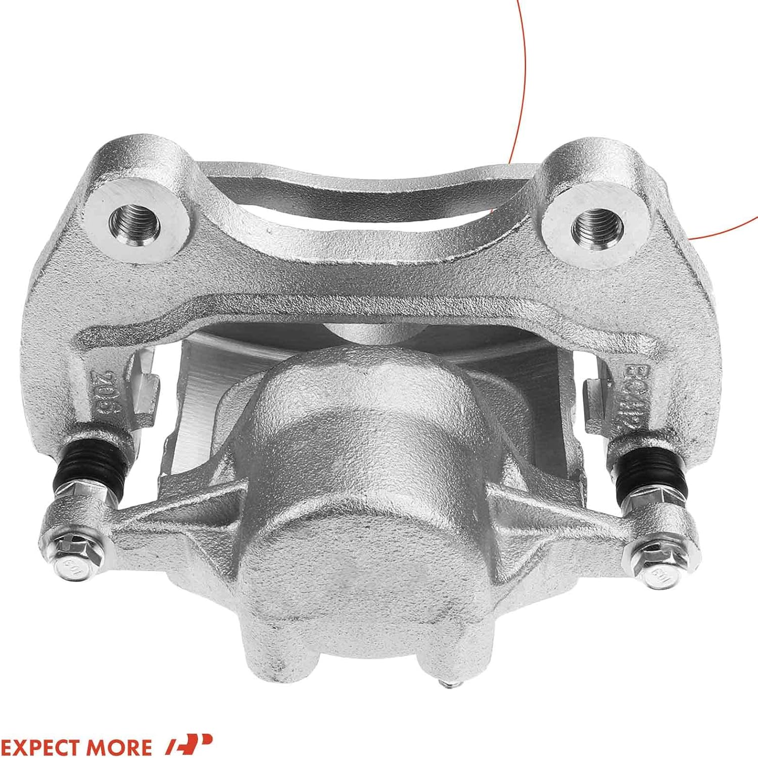 A-Premium Disc Brake Caliper Assembly with Bracket Compatible with Select Chevy Models - Caprice 2011 2012 2013 2014 2015 2016 2017 - Front Right Passenger Side