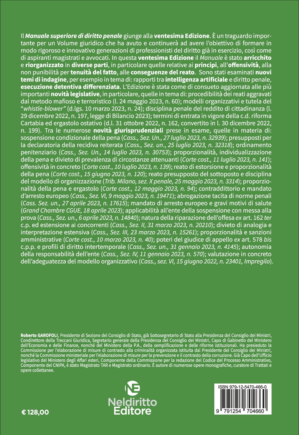 Manuale di diritto penale. Parte generale. Nuova ediz. (I nuovi manuali superiori)
