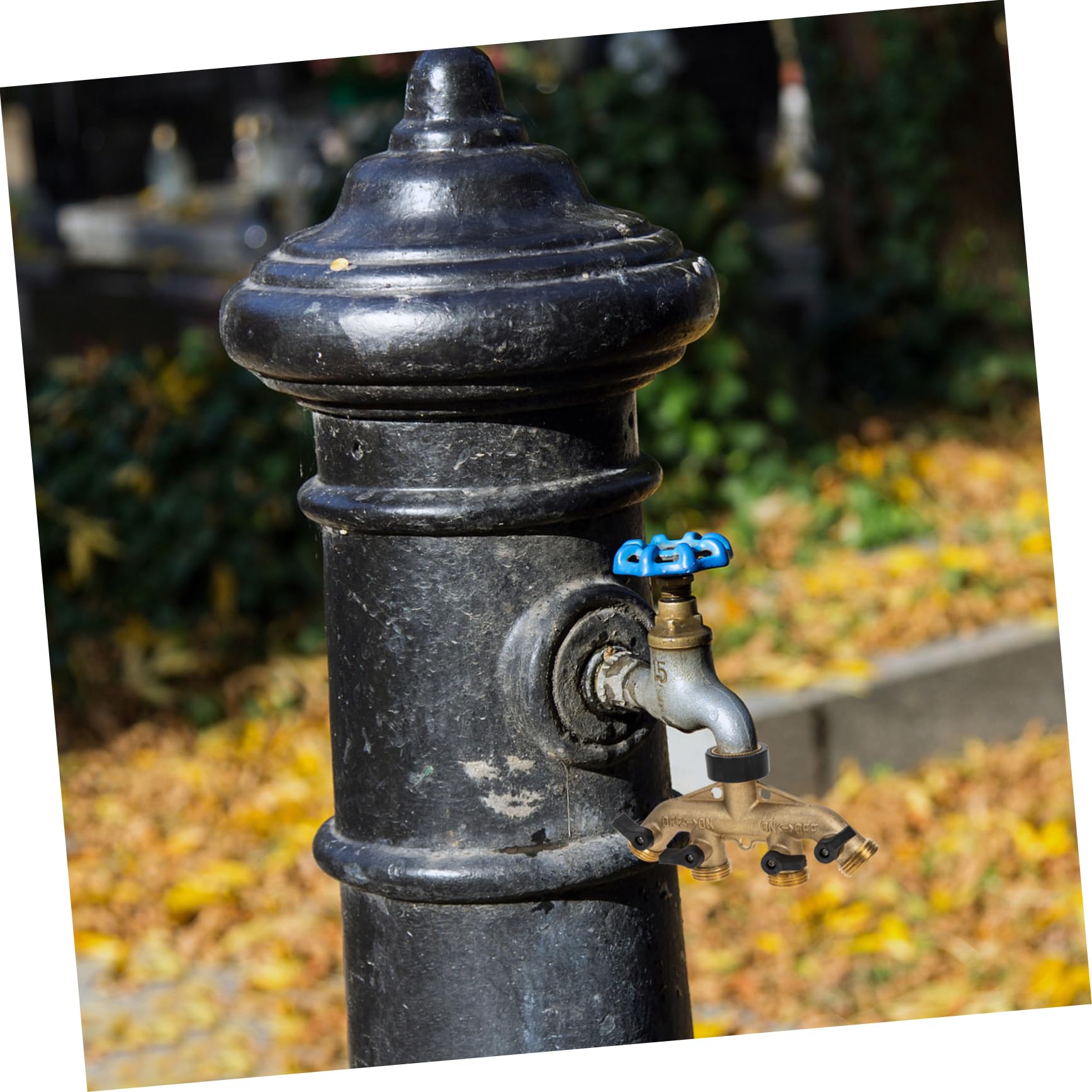 Sdoppiatore a 4 Vie in Ottone Valvole a Sfera, per Tubo da Giardino e Irrigazione Agricola, Controllo Pratico, Senza Perdite