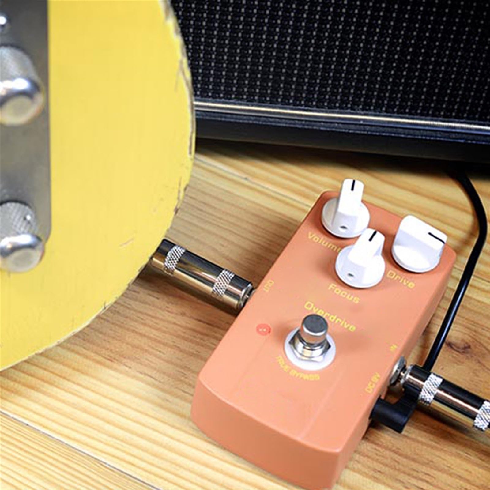 Effetti per Chitarra Effetti A Pedale per Chitarra Elettrica Pedale Overdrive A Basso Guadagno Accessori per Chitarra True Bypass Design