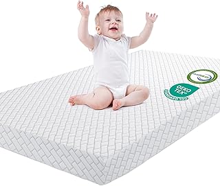 Pack and Play Mattress,38"x26" Dual Sided High Density Soft&Firm Memory Foam Pack N Play