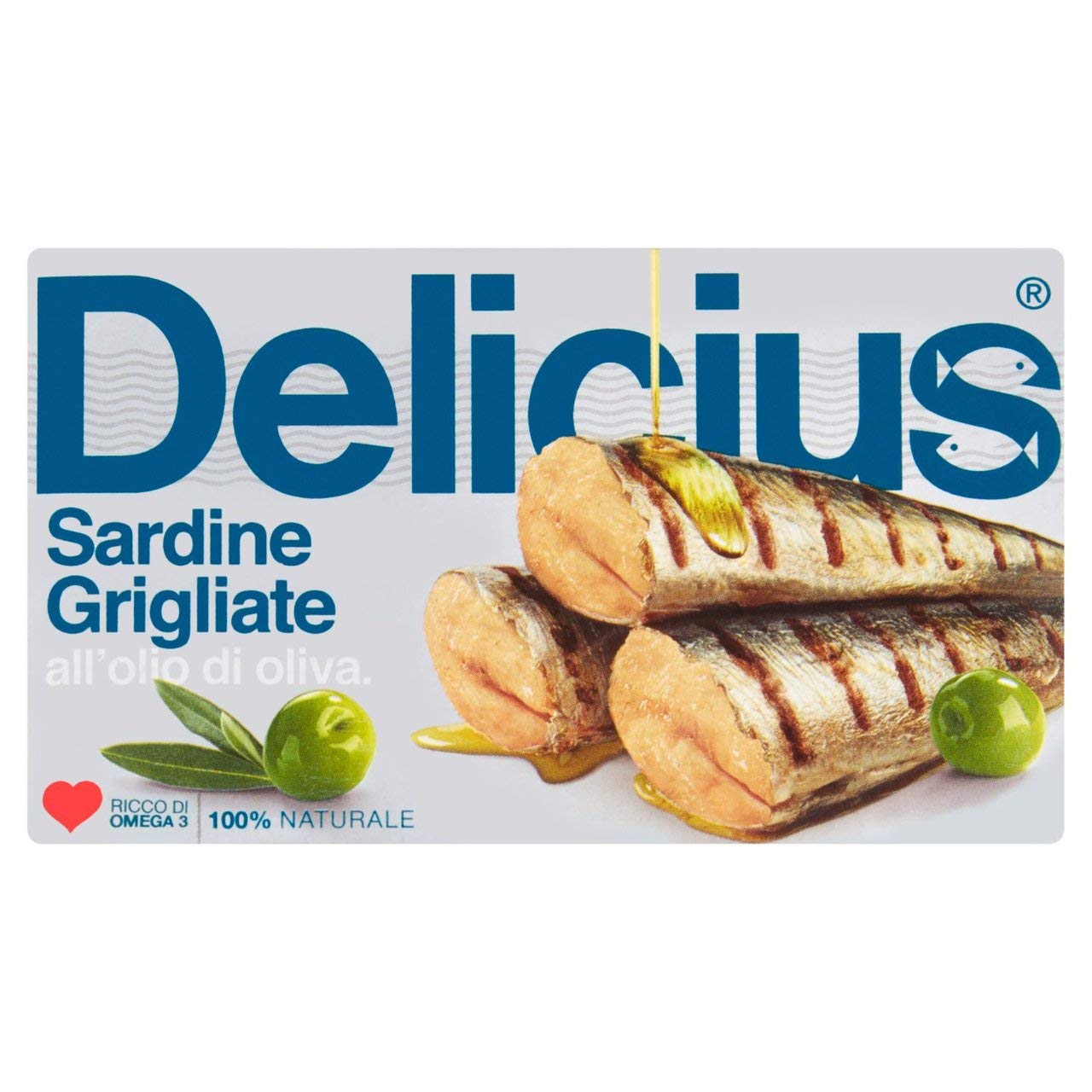 Delicius Sardine grigliate in olio d'oliva 90g