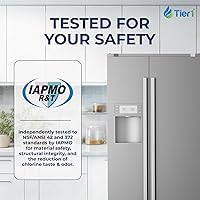 Vista 7 de Tier1 Combo de filtro de agua y aire para refrigerador RWF1031 WF2CB Reemplazo para PureSource2, EWF01, FC100, PAULTRA Filtro de nevera