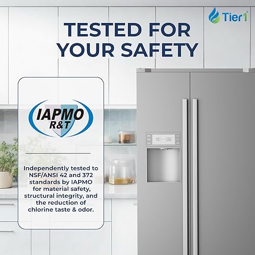 Miniatura 7 de Tier1 Combo de filtro de agua y aire para refrigerador RWF1031 WF2CB Reemplazo para PureSource2, EWF01, FC100, PAULTRA Filtro de nevera