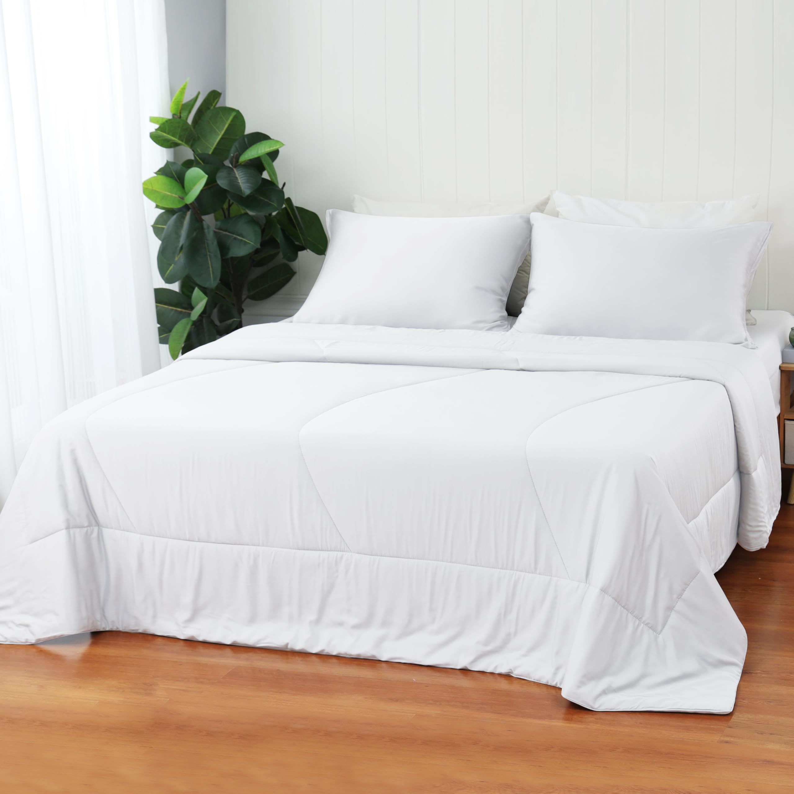 Shunjie.Home Bamboo Viscose Summer Comforter King