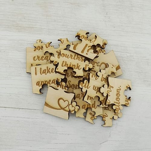 Miniatura 5 de What Am I Baby Reveal Poem Riddle Puzzle - Rompecabezas de 15 piezas de tilo de 5.75 x 3.5 pulgadas, divertido anuncio sorpresa de embarazo