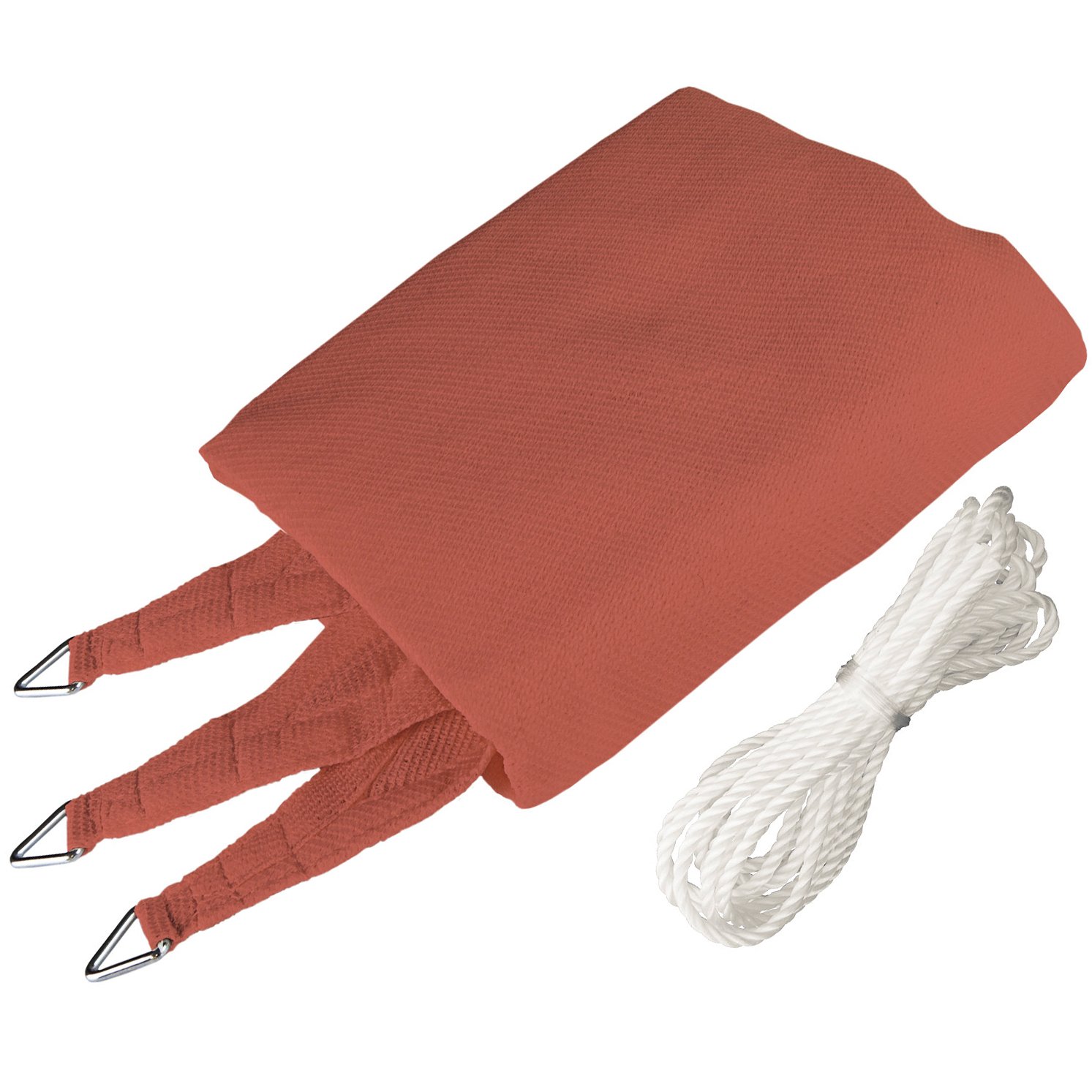 Windhager Sunsail Adria Dreieck Terracotta, Sonnensegel, Sonnenschutz, UV-Schutz, witterungsbeständig und atmungsaktiv, 3,6 x 3,6 m