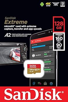 Amazon.com: SanDisk Extreme 128GB MicroSDXC Memory Card for