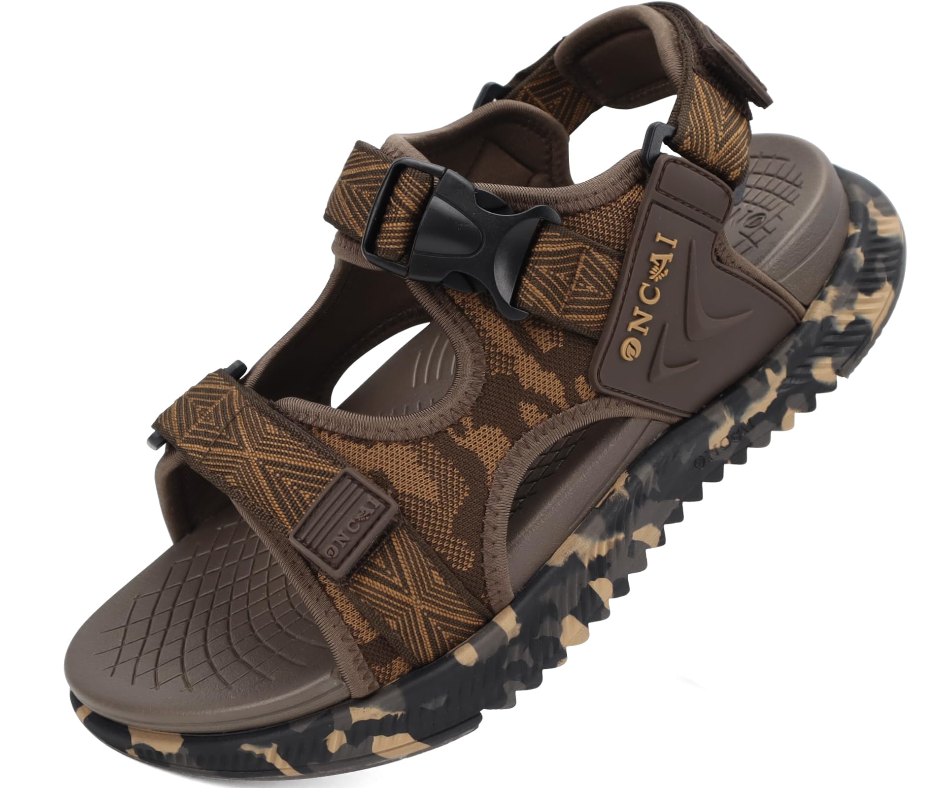 ONCAI Damen Hausschuhe mit Memory Foam Waffel Oberteil Winte