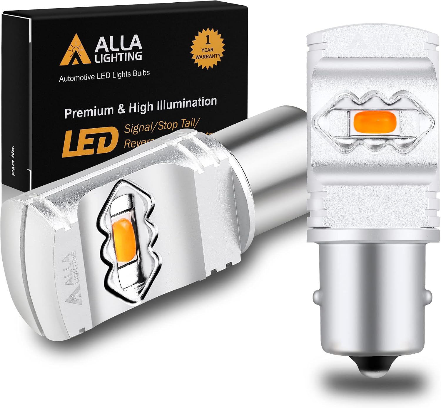 Alla Lighting 3800lm BA15S 1156 Red LED Bulbs Xtreme Super Bright BA15S 7506 1156 LED Bulb High Power ETI 56-SMD LED 1156 Bulb for Auto Cars Trucks Motor SUV Turn Signal Brake Stop Tail Lights (2pcs)
