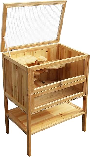 Wiltec Wooden Cage for Small Animals for Mice Rodents Rats Hamsters product image